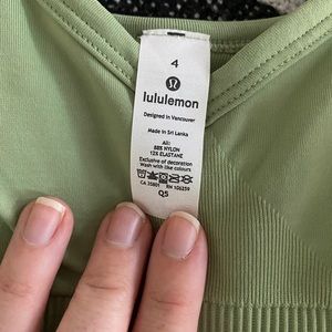 Lululemon sports bra.
